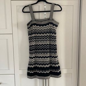 Missoni for Target Black and White Zigzag Mini Dress